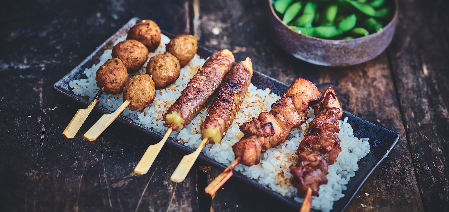 Menu brochettes