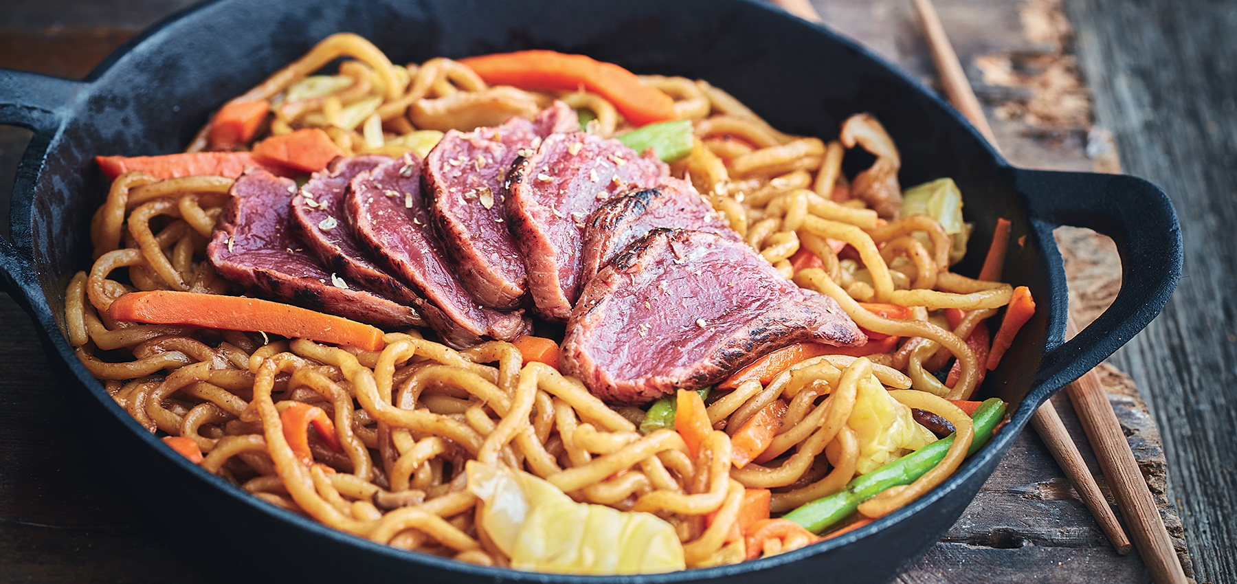 Yakisoba au bœuf
